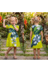 Hand Painted Rayon Kids Dress Hand Painted Rayon Kids Dress